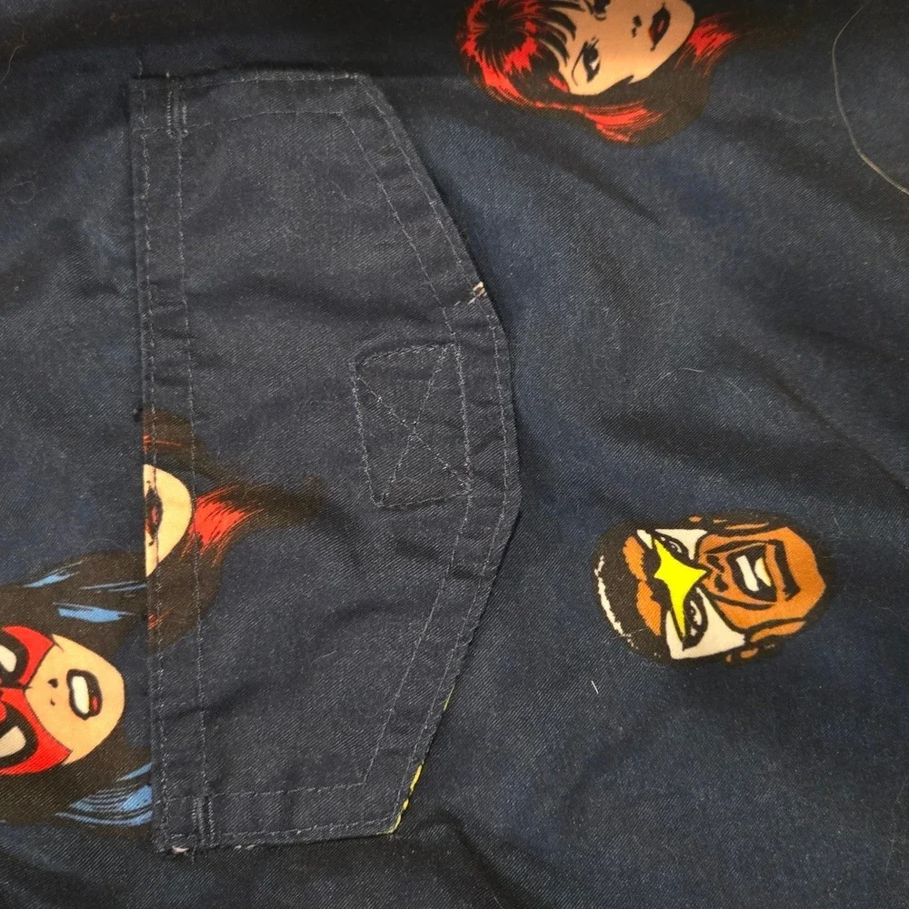 Marvel Avengers Mens Navy Blue Swim Trunks Board Shorts Spider-Man Hulk‎ Medium